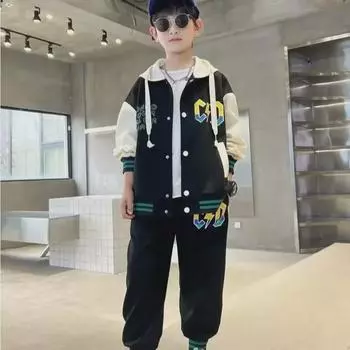 Спортивные модные костюмы для мальчиков осень-весна 2023 года — модные стили для детей 170 cm