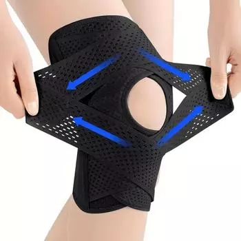 Спортивные наколенники для мужчин и женщин, эластичные наколенники с высоким давлением, защита суставов от артрита, фитнес-принадлежности, волейбольный бандаж, протектор XXL