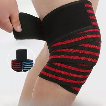 Спортивные наколенники, тяжелая атлетика приседания, нейлоновые наколенники для соревнований, оборудование для фитнеса, зимние ремни для поддержки коленей для тяжелой атлетики, наколенники 8*180cm