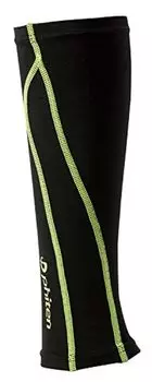 Спортивные нарукавники Phiten X30 для ног, 2 шт., черный x зеленый желтый, размер M