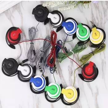 Спортивные наушники-вкладыши для бега с заушным креплением Наушники-вкладыши с заушным креплением Наушники с заушным креплением белый