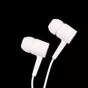 Спортивные наушники-вкладыши с басовым звуком и микрофоном Проводная гарнитура Наушники с микрофоном Наушники-вкладыши чёрный