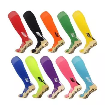 Спортивные носки Нескользящие спортивные носки Нескользящие футбольные носки с высокой трубкой Футбольные носки унисекс для тренировок Спортивные носки