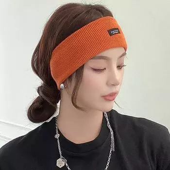 Спортивные повязки на голову, прочные эластичные повязки для волос, бег, фитнес, йога, повязка для волос оранжевый