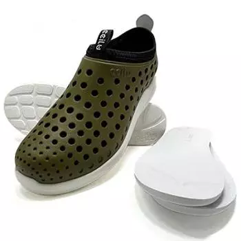 Спортивные сандалии 3way Shock Absorbation Ultra Lightweight Comfort Office Shoes Сумка для обуви в комплекте [Chill] Мужские слипоны 26,5 см Внутренняя часть, стелька,