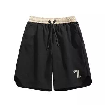 Спортивные шорты для женщин на лето, тонкие, свободные, дышащие, быстросохнущие бриджи, шорты для бега, фитнеса, спорта и отдыха XXXXL чёрный