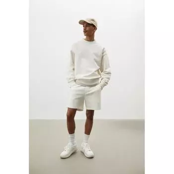 Спортивные шорты HM Regular Fit, белые