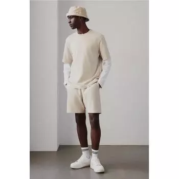 Спортивные шорты HM Regular Fit Светло-бежевые