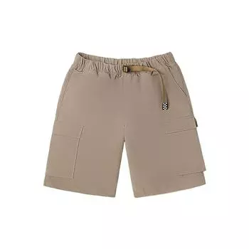 Спортивные шорты Vans Solid Color Cargo Pocket Woven Belt, мужские шорты цвета хаки VN0A5FL8YEH L