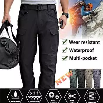 Спортивные штаны для боев на открытом воздухе, ходьба на длинные дистанции, бег, специальные брюки-комбинезон, многокарманные штаны 4XL армия зеленый
