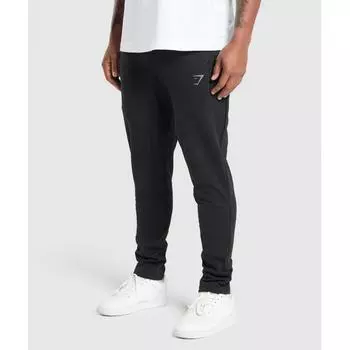 Спортивные штаны Gymshark Interlock Tech черные A1c3k Bb2j XS