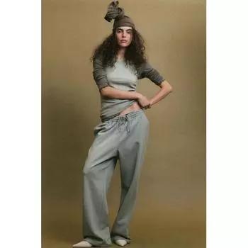 Спортивные штаны HM темно-зеленого цвета