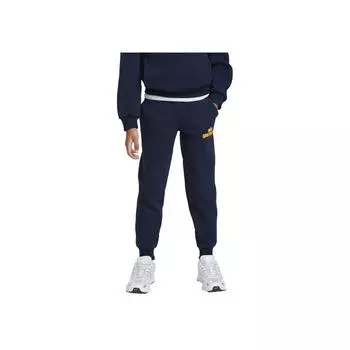 Спортивные штаны Nike Knit Sportswear Club Fleece Soft Comfortable Warm Kids Bottoms Obsidian University-Red University-Gold HJ2660-451 S