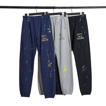 Спортивные штаны унисекс Splash Ink Graffiti Medium чёрный