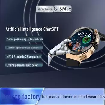 Спортивные смарт-часы GT5 NFC с функцией офлайн-платежей и кодом поездки