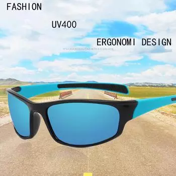 Спортивные солнцезащитные очки на открытом воздухе Мужские солнцезащитные очки Женские солнцезащитные очки Модные красочные солнцезащитные очки Велосипедные очки белый