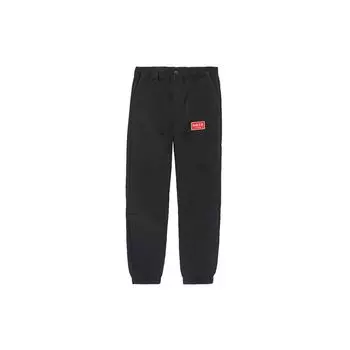 Спортивные спортивные штаны Li Ning серии Lifestyle, однотонные, зауженные, трикотажные, унисекс, черные AKXS005-1 XXXL