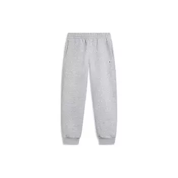 Спортивные спортивные штаны Li Ning серии Lifestyle, однотонные, зауженные, трикотажные, женские, цветочно-серый, светло-серый AKLT822-4 2XL