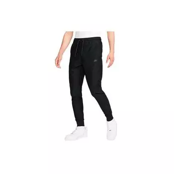 Спортивные спортивные штаны Nike с эластичным поясом и шнурком для бега, мужские брюки, черные DD6599-010 M