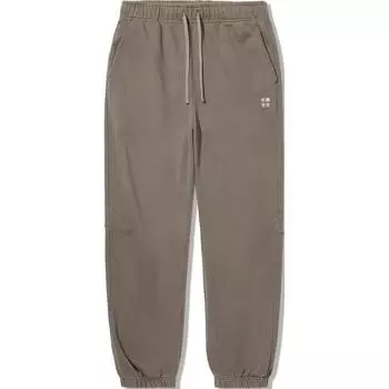 Спортивные трикотажные брюки Li Ning Vital Series средней посадки свободного кроя с манжетами и кулиской для мужчин, цвет шоколадно-коричневый AKLUA23-3 L