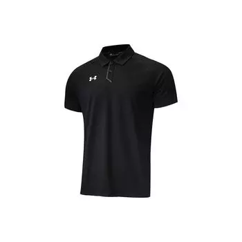 Спортивные трикотажные мужские рубашки-поло Under Armour SS22 с тиснением логотипа, черные 22500515-001 M