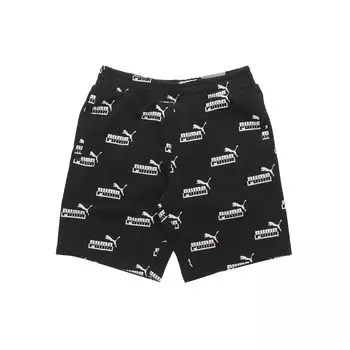 Спортивные трикотажные шорты Puma Logo Print Мужские плавки Черные 589090-01 XL