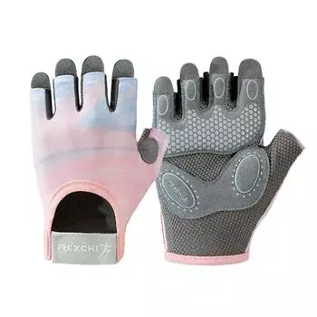Спортивные велосипедные перчатки с половиной пальца для мужчин и женщин, дышащие противоскользящие велосипедные перчатки для тренажерного зала, йоги, бодибилдинга, тренировочные ручные перчатки S
