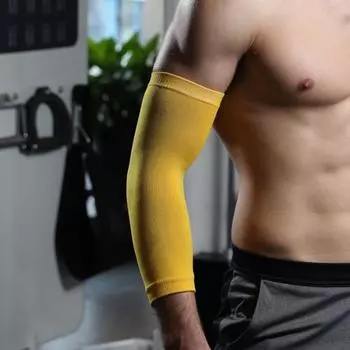 Спортивные защитные нарукавники для мужчин и женщин, защита от солнца, воздухопроницаемость, ультратонкие защитные нарукавники для баскетбольных мячей из ледяного шелка 35CM