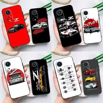Спортивный автомобиль JDM Drift 350Z 370Z для Huawei Honor Magic 5 Lite 70 50 X8 X9 a P20 P30 P40 P50 P60 Pro P Smart Nova 9 5T чехол Honor X8a