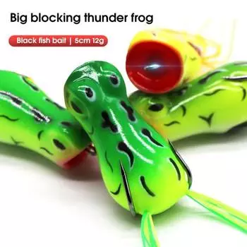 Спортивный аксессуар MUQZI, 5 см, 12 г, прочная искусственная приманка, маленькая лягушка, имитация печати, простая установка B