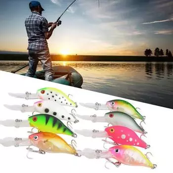 Спортивный аксессуар MUQZI, 9 см, нежная рыболовная приманка, устойчивая к царапинам, привлекает рыбу, двойные кольца