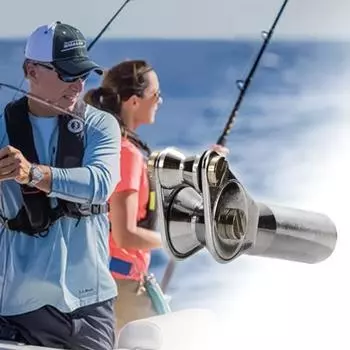 Спортивный аксессуар MUQZI Полезная направляющая для удочки Хорошо подходит Износостойкий Простота установки 8 серебряный