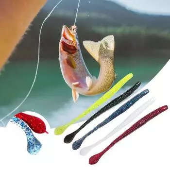 Спортивный аксессуар MUQZI Практичная искусственная приманка обтекаемой формы TPR с высоким эффектом приманки темно-зеленого