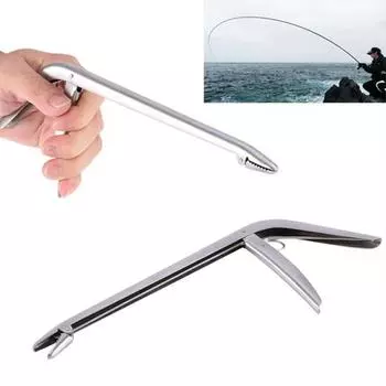 Спортивный аксессуар MUQZI, прочный полирующий рыболовный крючок из нержавеющей стали, средство для удаления наживки, рыболовные снасти