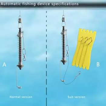 Спортивный аксессуар MUQZI, прочный пружинный рыболовный крючок, компактный, полноскоростной, не застревает