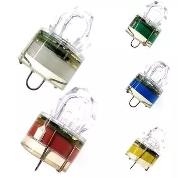 Спортивный аксессуар MUQZI, яркая подводная приманка, портативный светодиодный светильник на батарейках разноцветный