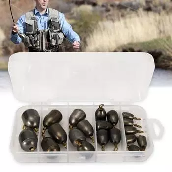 Спортивный аксессуар MUQZI Уникальное компактное рыболовное грузило высокой твердости многоразового использования