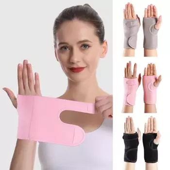 Спортивный браслет Регулируемая дышащая сетка Спортивный браслет для фитнеса при растяжении запястья One Size розовый