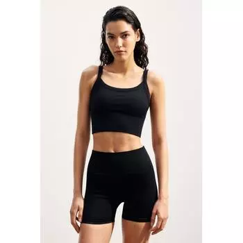 Спортивный бюстгальтер HM DryMove Light Support, черный