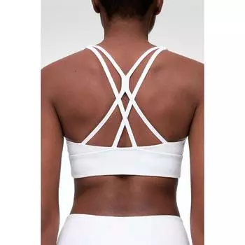 Спортивный бюстгальтер с полосками сзади