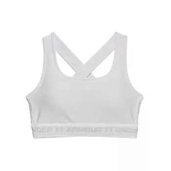 Спортивный бюстгальтер Under Armour Crossback Medium Support Женское нижнее белье Белый 1361034-100 L