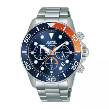 Спортивный человек аналоговый дисплей кварцевый стол тот же нержавеющая сталь RT345JX9 (Лаурас) Мужской [Продукт] синий
