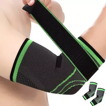 Спортивный комплект Goosom Elbow Elbow. Может использоваться как для левых, так и для правых видов спорта, таких как бейсбол, а также унисекс. E07U2 Светло-зеленый XL. Поддерживающий, Поддерживающий,