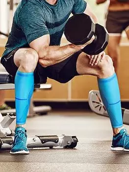 Спортивный компрессионный чехол для икры для вязания икры для мужчин и женщин, защита для ног для баскетбола на открытом воздухе, одна упаковка L