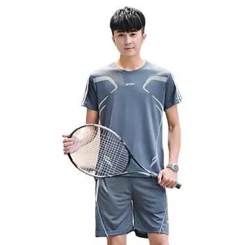 Спортивный костюм больших размеров, мужской свободный летний костюм для фитнеса, повседневный костюм для бега, комплект из двух предметов 8XL белый