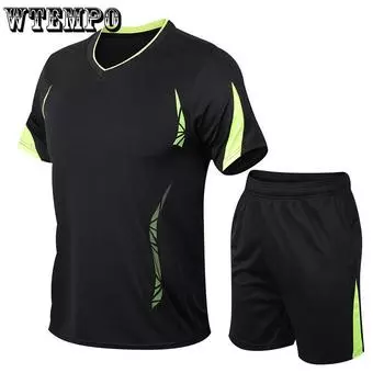 Спортивный костюм, мужской летний фитнес-футболка с короткими рукавами, мужская быстросохнущая одежда, свободная повседневная спортивная одежда для бега, большой размер M красный