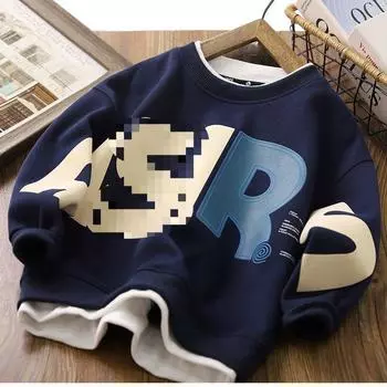 Спортивный костюм с буквами на весну и осень, брюки с длинными рукавами, из двух частей для мальчиков 170 зелёный