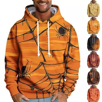 Спортивный костюм с капюшоном, унисекс, одежда для бега, пуловер с длинными рукавами, толстовка с капюшоном M жёлтый