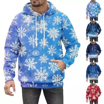 Спортивный костюм с капюшоном, унисекс, одежда для бега, пуловер с длинными рукавами, толстовка с капюшоном L синий