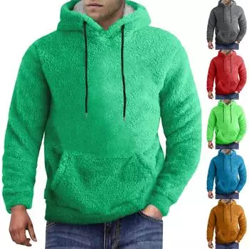 Спортивный костюм с капюшоном, унисекс, одежда для бега, пуловер с длинными рукавами, толстовка с капюшоном L синий